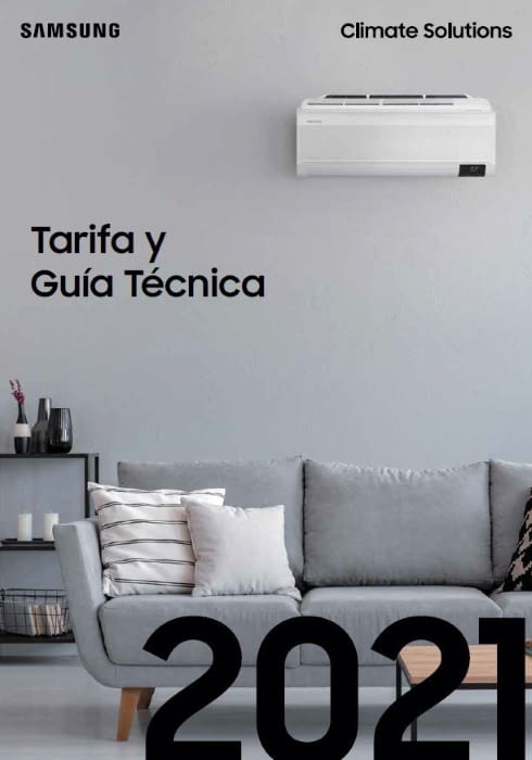 Tarifa Samsung 2021 Climatización