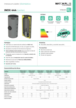 CATALOGO INTERACUMULADOR COMFORT 444 DOMESTICO.pdf
