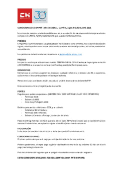 CH QUIMICA - Condiciones de compra 2.026  ALMACENISTAS .pdf