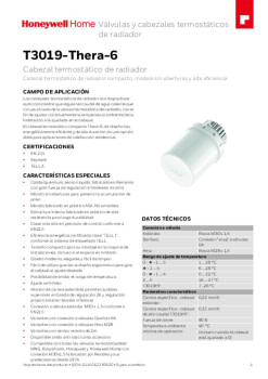 HONEYWELL THERA 6 T3019 ficha tecnica.pdf