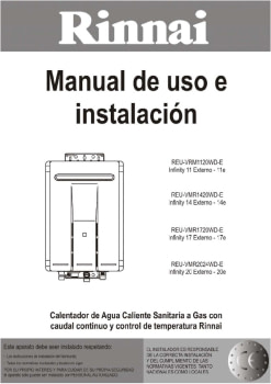 RINNAI MANUAL INSTALACION INFINITY externo 555111842 REVISION 1705.0 INFINITY 11e.pdf