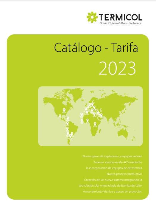 Nueva tarifa TERMICOL 2023