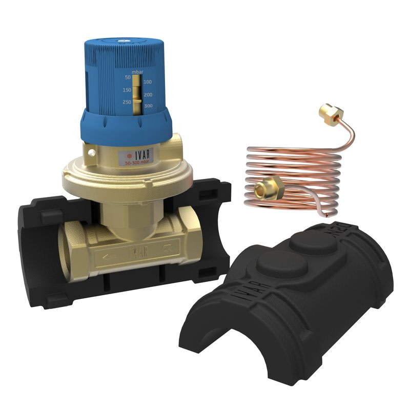 Válvulas de equilibrado para ajuste de presión diferencial Equifluid de Ivar