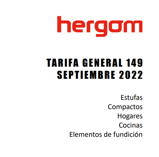 NUEVA TARIFA HERGOM SEPTIEMBRE 2022