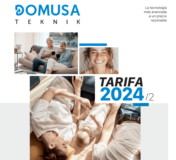 Tarifa Domusa 2024-2025 // Nuevas Aerotermias Domusa 2024-2025