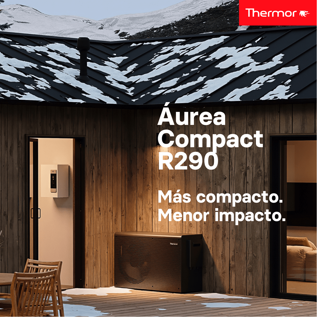 Nueva Aerotermia Áurea Compact R290. Fiabilidad, Alta Calidad & Eficiencia