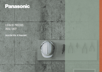 Tarifa Panasonic 2026-2027 ¡Cargada de Novedades!