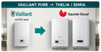 Caldera equivalente a Vaillant ecoTEC Pure | Mejor alternativa Saunier Duval Thelia & Semia