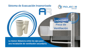 NUEVA PIEZA PVC PARA LA VENTILACIÓN SANITARIA DE LAS VIVIENDAS VERTICALES