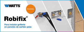 Robifix® MC: nuevo kit para la fijación de grifería en paredes de cartón yeso